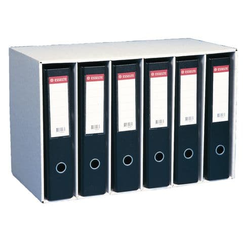Lever Arch File Holders, 6 Compartments, Foolscap – Pack of 5