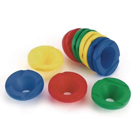 Lids for Non-Spill Standard Water Pots, Assorted Colours - Pack of 12