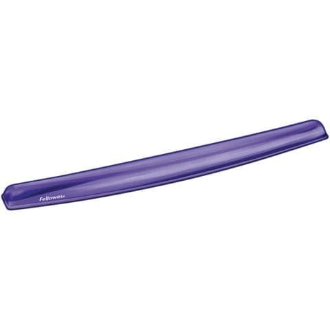 Fellowes Crystals&trade; Gel Keyboard Wrist Rest Support - Purple