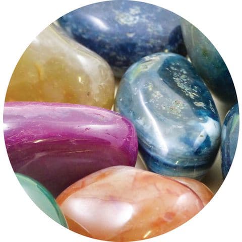 Natural Materials –Giant Polished Gems - Pack of 1kg