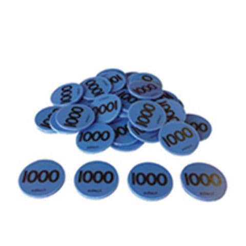 Thousands Place Value Counters