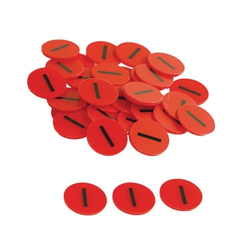 Units Place Value Counters - Pack of 100
