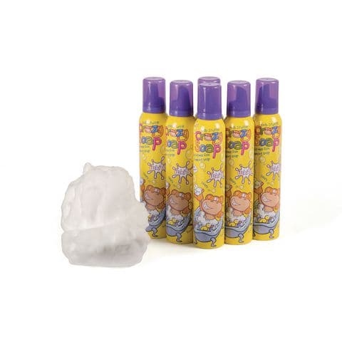 Crazy Soap Foam – 225ml – Pack of 6 - White