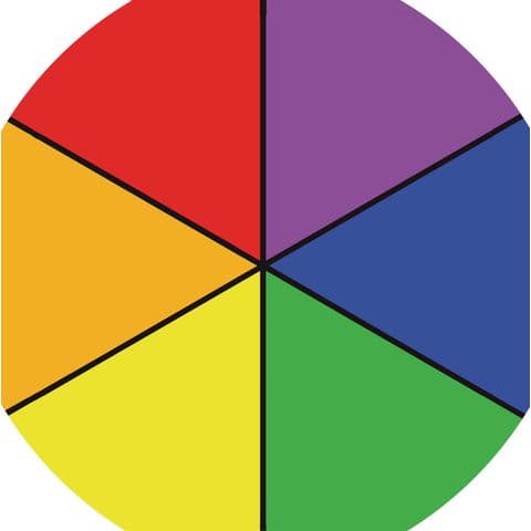 YPO Summer Colour Wheel Play Tray Mat