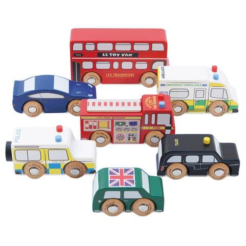 Let Toy Van London Cars Set
