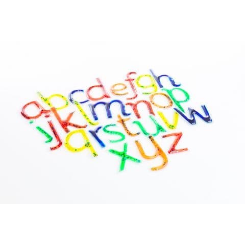 Jelly Sparkles Letter Shapes – Set of 26.