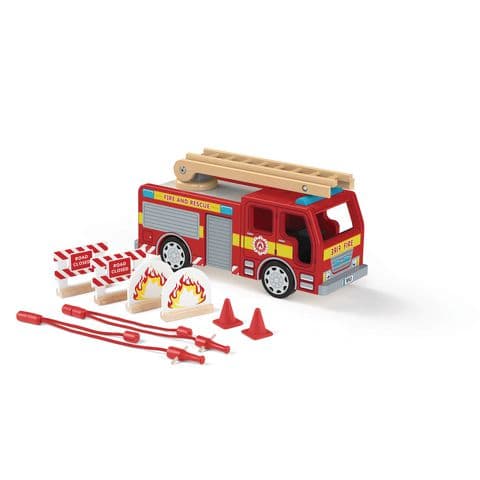 Fire Engine and Accessories Set