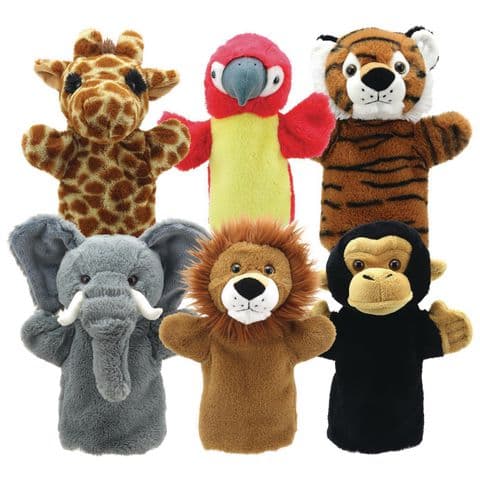 Wildlife Puppet Buddies - Pack of 6