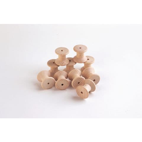 Wooden Spools - Pack of 10