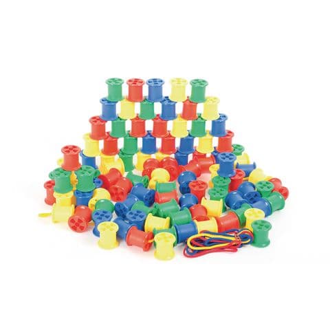 YPO Plastic Cotton Reels - Pack of 100