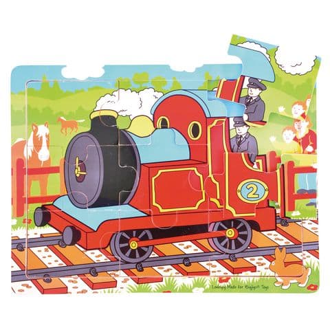 Tray Puzzle - train