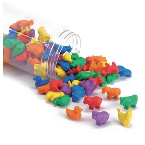 YPO Farm Animal Counters, Pack of 72