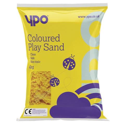 Yellow Coloured Play Sand – 4kg