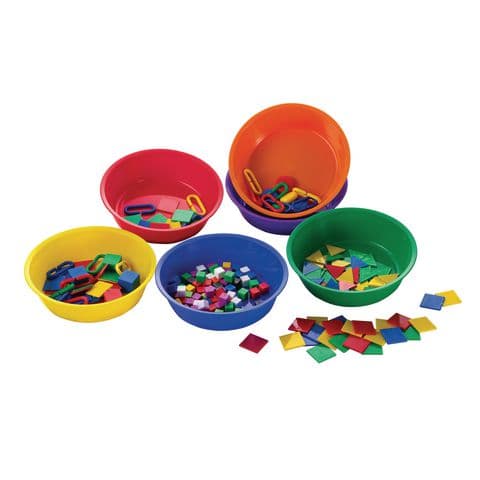 YPO Plastic Bowls – Assorted Colours – Pack of 4