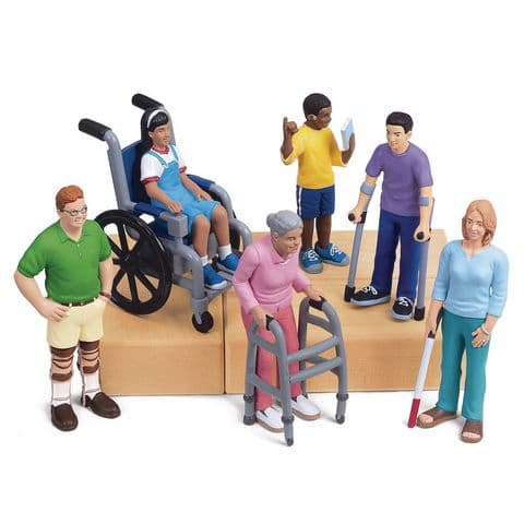 Lakeshore Block Play People – Different Abilities Set