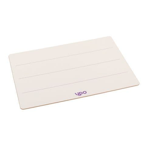 YPO Rigid Whiteboards, A4, Lined/Plain - Pack of 10