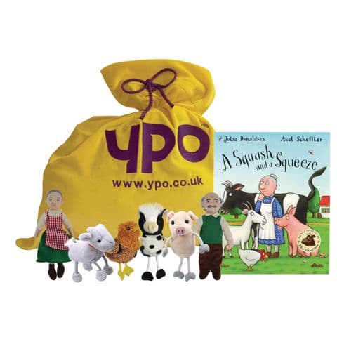 YPO Squash and a Squeeze Story Set with Puppets