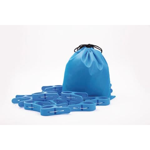 Large Pegs, Blue - Pack of 20