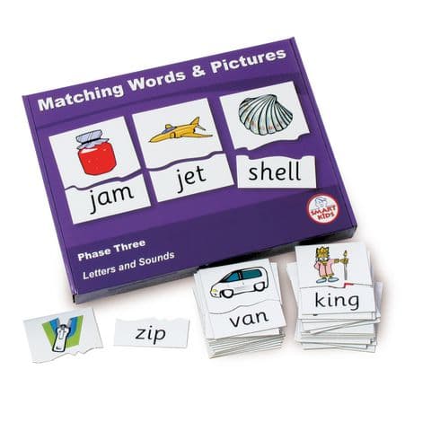 Matching Words and Pictures Puzzles Phase 3