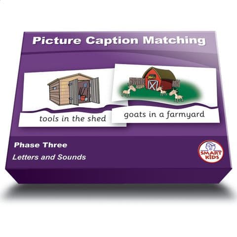 Picture Caption Matching Puzzles Phase 3