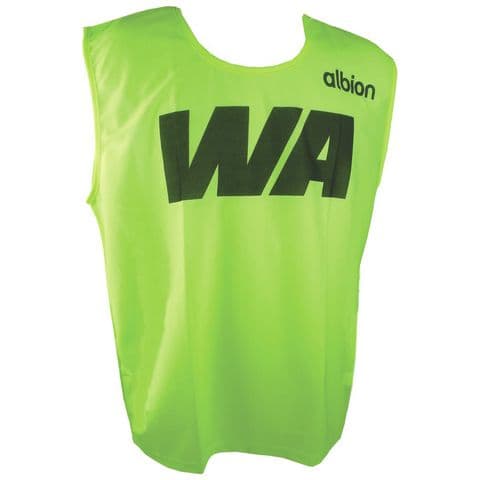 Set of 7 Youth Albion Netball Training Bibs - Green