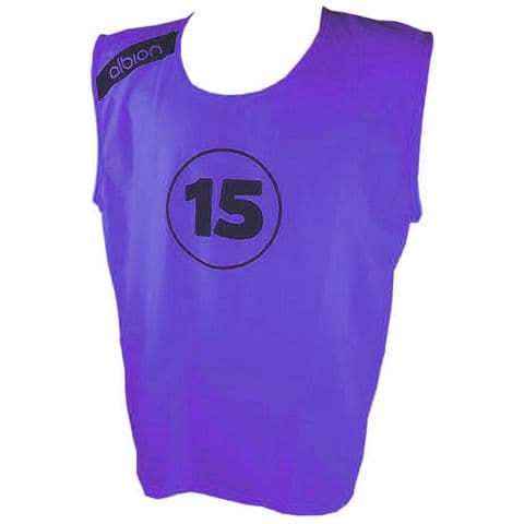 Albion Junior 1-15 Numbered Training Bibs - Purple