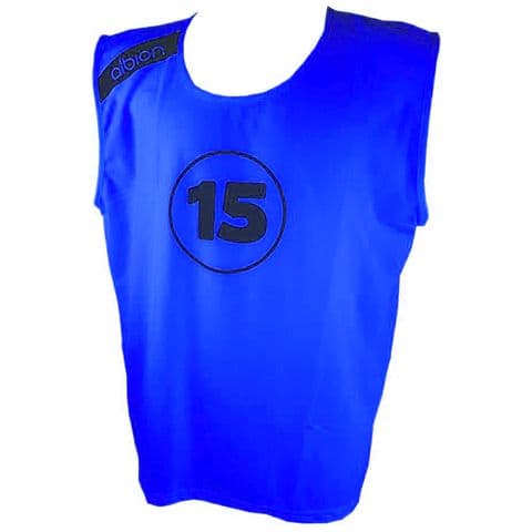 Albion Junior 1-15 Numbered Training Bibs - Royal Blue