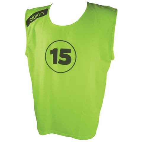 Albion Youth 1-15 Numbered Training Bibs - Green