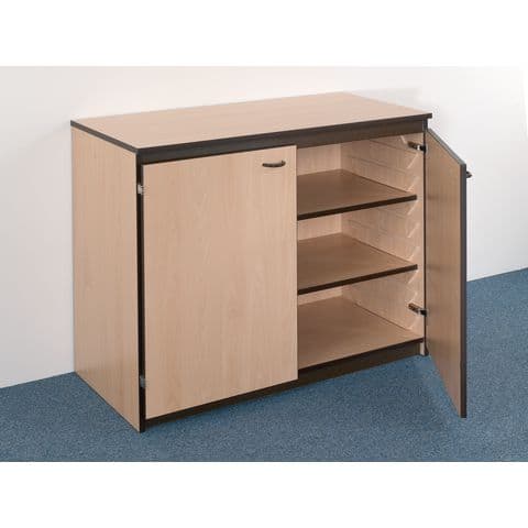 Cupboard Unit, Adjustable Shelves, 3 Shelf Tiers - 656mm(H)
