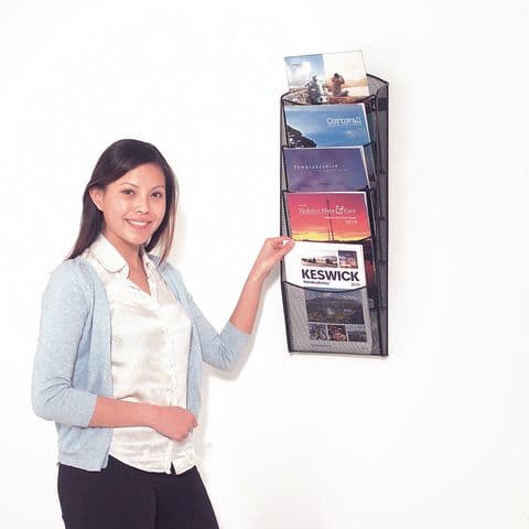 Wall Mounted Wire Mesh Leaflet Dispensers