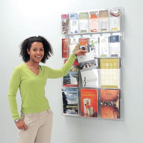 All Clear Freestanding Leaflet Display - 24 x ? A4