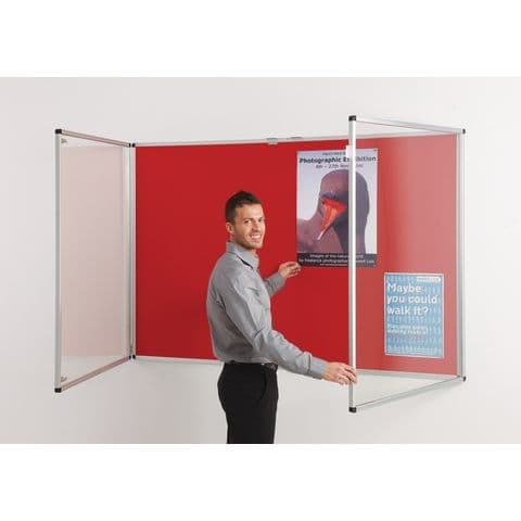 Fade Resistant Covered Noticeboards - 1200(H) x 2400mm(W)