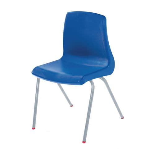 NP Classroom Chair, Blue, Duraform Light Grey Speckled Frame, 350mm(SH) – 7-10 Day Delivery