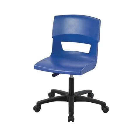 Postura Swivel Chair with Castors - Seat Height 370-475mm