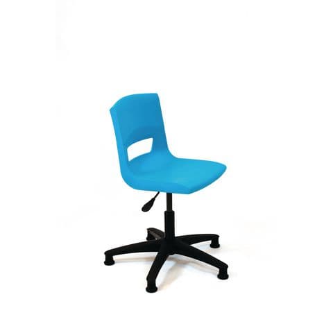 Postura Swivel Chair with Glides - Seat Height 390-495mm