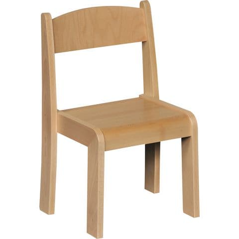Stackable Beechwood Chair- 260mm(H)  Pack of 4