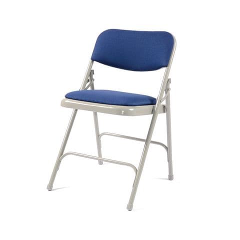 Fully Upholstered Non-Linking Steel Folding Chair - 455(SH) x 465mm(W) - Pack of 4
