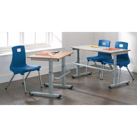 HA200 Height Adjustable Double Table, Hand Crank - 512-805mm(H)