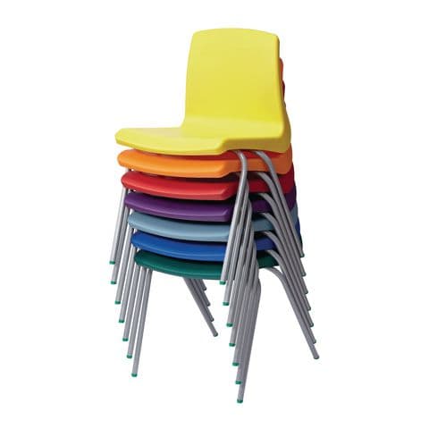 NP Classroom Chair, Assorted Shell/Frame Colours – 430mm(SH)