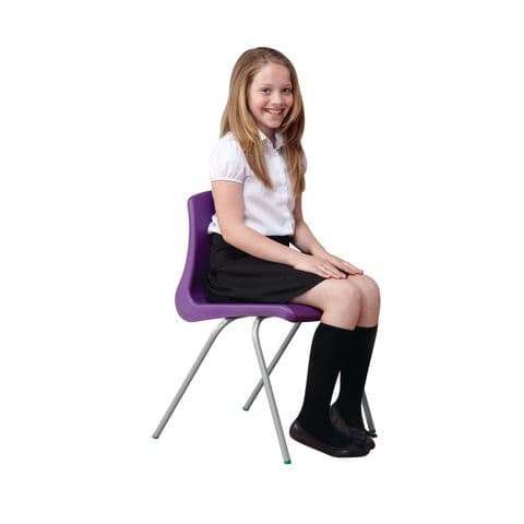 NP Classroom Chair, Assorted Shell/Frame Colours – 460mm(SH)