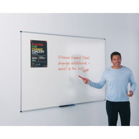 WriteOn&reg; Dual Faced Whiteboard, 900(H) x 1200mm(W) - Pack of 3