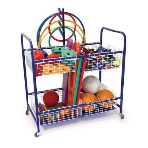 Primary Sports Trolley - 900(H) x 1000(L) x 580mm(D)
