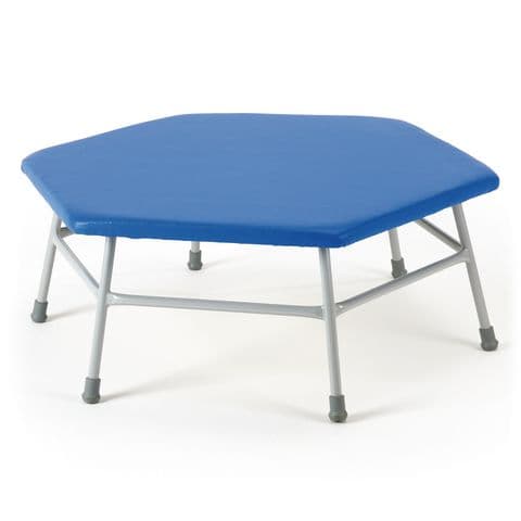 Hexagonal Movement Table 400mm Blue, dia. 960mm