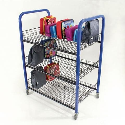 Double-Sided Sturdy Lunchbox Trolley