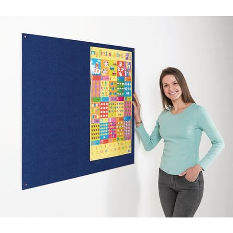 Frameless Eco-Colour Resist-a-Flame Noticeboards 900(H) x 1200mm(W)