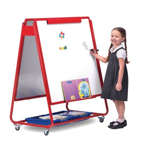 Magnetic Mobile Display/Storage Easel - double sided