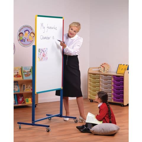 Magnetic Junior Mobile Writing Easel - 1500(H) x 1200(W)