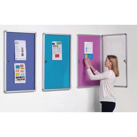 Accents Tamperproof Aluminium Frame Noticeboards - 900(H) x 600mm(W)