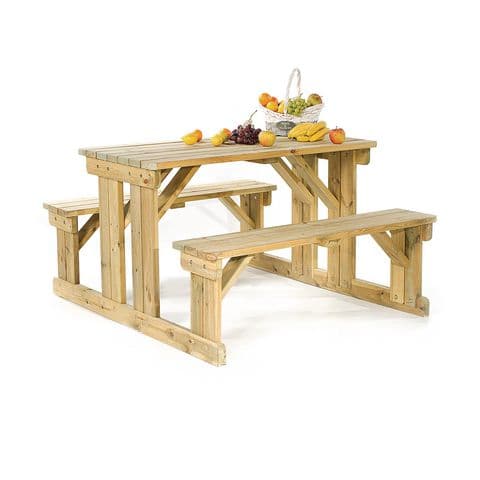 Picnic Table with Seat - 4 Seater