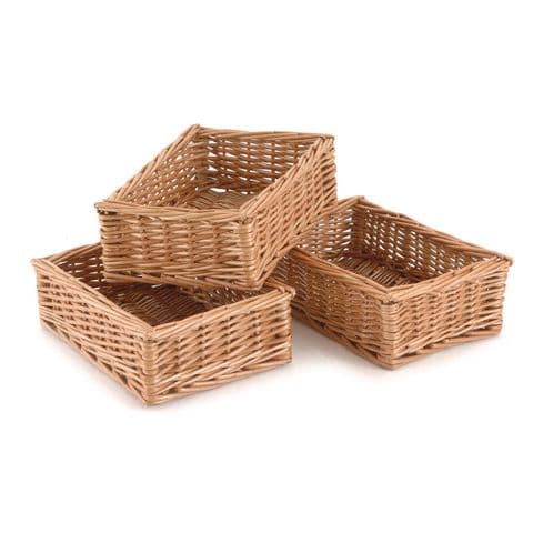 Shallow Baskets - Pack of 9